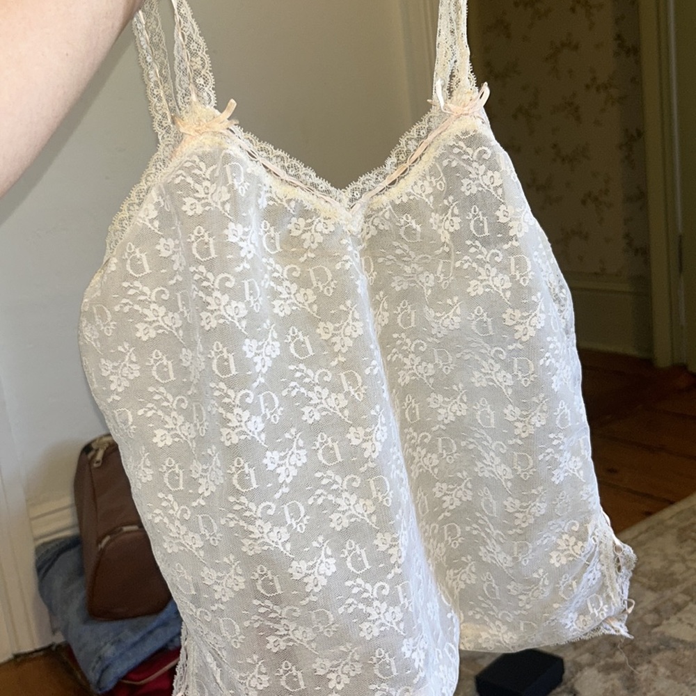 Vintage Dior lace top